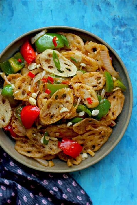 Crispy Lotus Stem Stir Fry Recipe Fun Food And Frolic