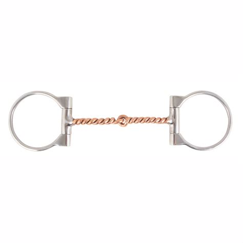 Fes Copper Twisted Wire D Ring Snaffle Bit Schneiders Saddlery