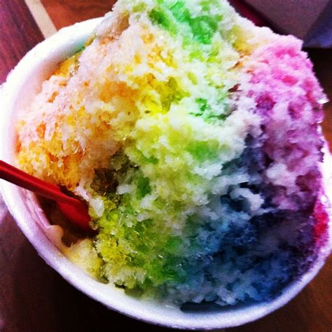 Shaved Ice With Syrup Shaved Ice Syrup Food Shaved Ice