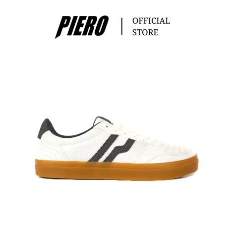 Jual Piero Sepatu Sneakers Pria Alaska White Dk Grey Gum P10908