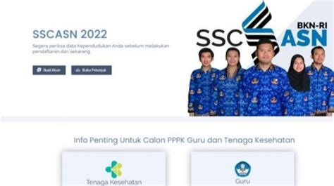 Link Daftar Pppk 2022 Cek Jadwal Pendaftaran Dan Cara Daftarnya