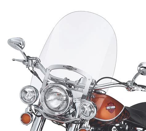 King Size Nostalgic H D Detachables Windshield For Fl Softail Models