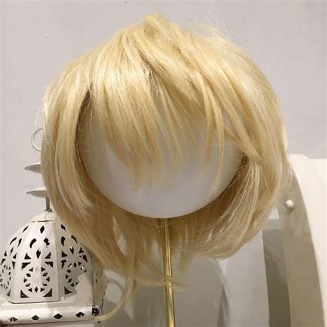 Blonde Short Anime Cosplay Wig Only Worn Once Depop