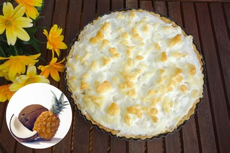 Tarte à l ananas et à la noix de coco le dessert parfait avec 8