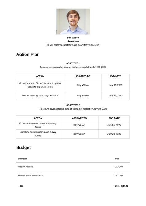 Research Project Plan Template [Free PDF] - Google Docs, Word, PDF ...