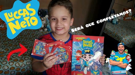 Figurinhas Do Luccas Neto - COMPREI MAIS FIGURINHAS! SERÁ QUE COMPLETAMOS O ÁLBUM DO LUCCAS NETO ...