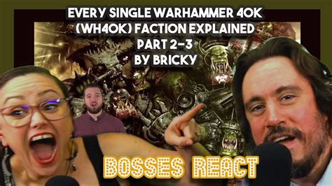 Every Single Warhammer 40k WH40k Faction Explained Part 2 3 By