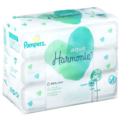 Pampers Aqua Harmonie Lingettes 2x48 Pc S Redcare Pharmacie