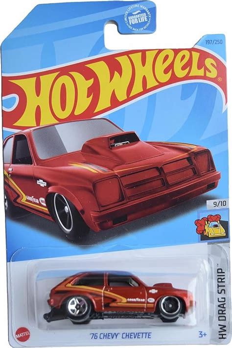 Amazon Hot Wheels Chevy Chevette Hw Drag Strip Red Toys Games