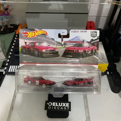 Jual Hot Wheels Premium 2 Two Pack LBWK Nissan Skyline Sillhouette Dan LB ER34 Japan Card