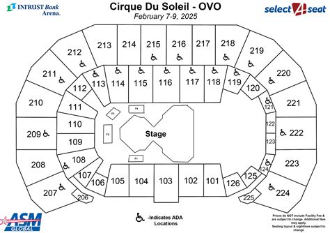 Seating Charts | Events & Tickets | INTRUST Bank Arena