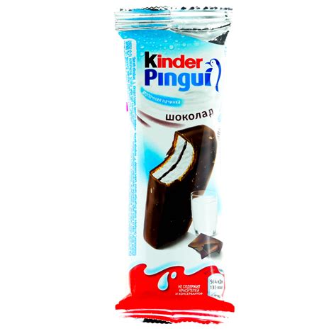 Пирожное Kinder Pingui (Киндер Пингви) 30г шоколад купить с доставкой ...