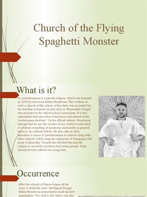 Church Of The Flying Spaghetti Monster Pdf Religion And Belief