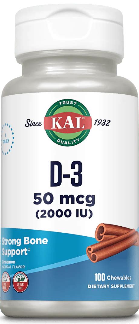 Kal D Chewable Iu Ct Save Big At Vitanet Llc