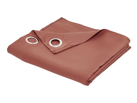 Rideau Isolant Thermique Essential Uni 140 X 240 Cm Terracotta