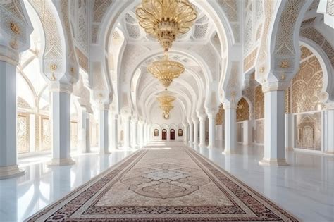 Un Pasillo En El Palacio De Los Vientos Foto Premium