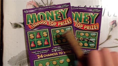 2 5 Money ~ Texas Lottery Scratch Offs Youtube