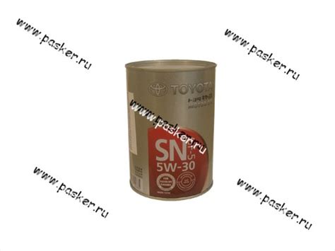 Масло TOYOTA 5W30 API SP GF-6A 1л син 60594 купить по выгодной цене в ...