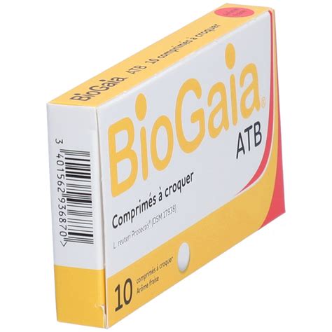 BIOGAIA ATB arôme fraise Comprimés à croquer 10 pc s Redcare Pharmacie