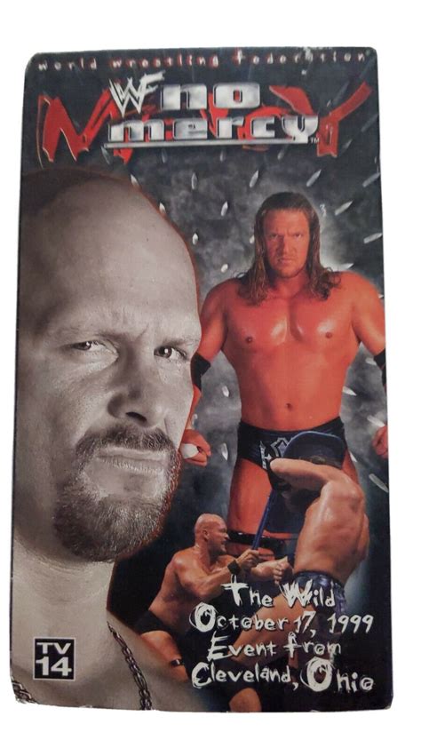 Wwf No Mercy 1999 Vhs Steve Austin Triple H The Hardy Boyz Etsy