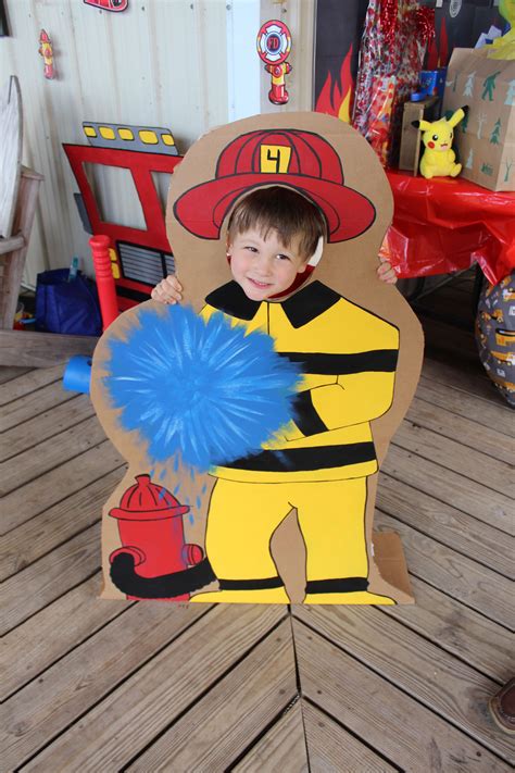 Fire Fighter Birthday Party Truck Theme Birthday Firetruck Birthday