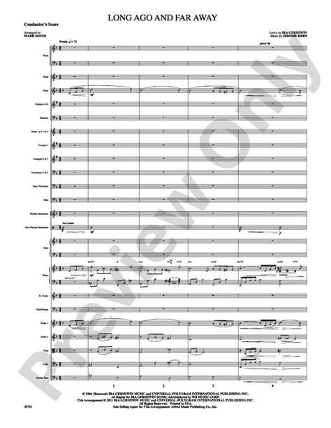 Long Ago and Far Away: Choral SoundPax: Jerome Kern - Digital Sheet Music Download