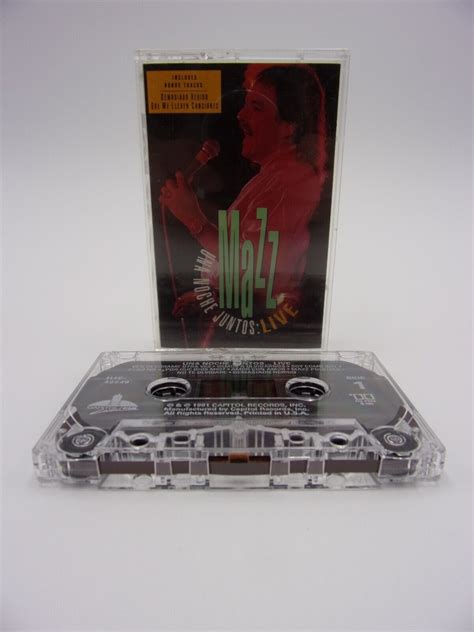 Mazz Una Noche Juntos Live Cassette Capitol EMI Latin 1991 Vintage