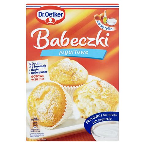 Dr Oetker Babeczki Jogurtowe Z Cukrem Pudrem G