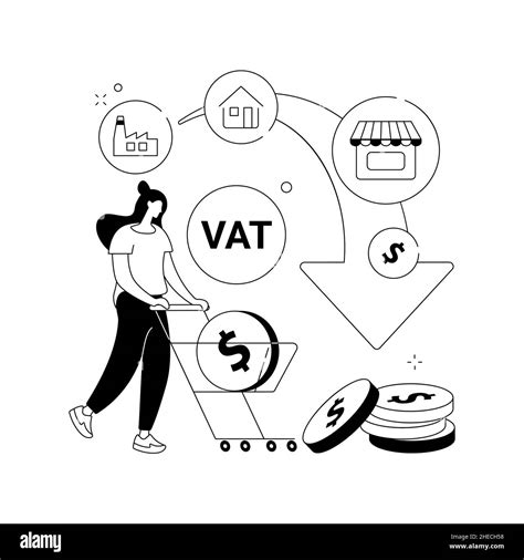 Sistema De Impuesto Sobre El Valor A Adido Resumen Concepto Vector