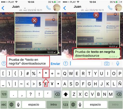 Cómo escribir y enviar mensajes de WhatsApp en cursivas negritas o