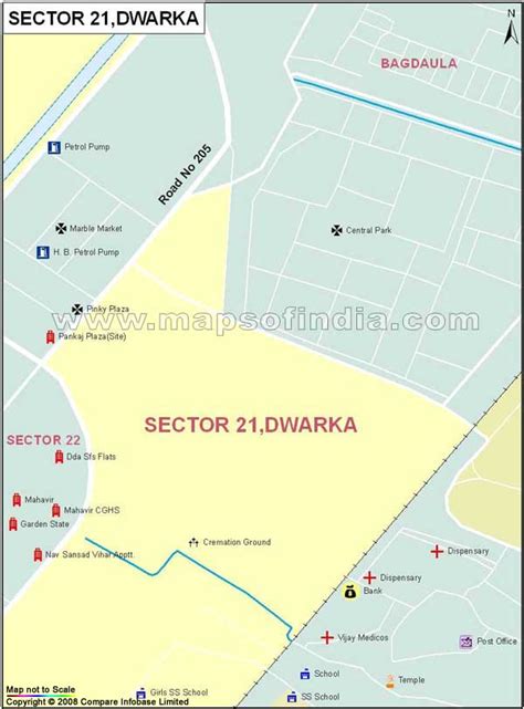 Sector 21 Dwarka Map