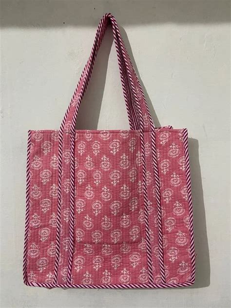 Printed Shoulder Bag Cotton Tote Bags at Rs 700/piece in Sambhar | ID ...