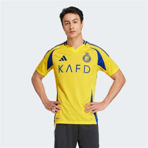 adidas Al Nassr FC 24/25 Ronaldo Home Jersey - Yellow | Free Shipping ...