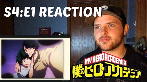 My Hero Academia English Dub S4 E1 REACTION The Scoop On U A