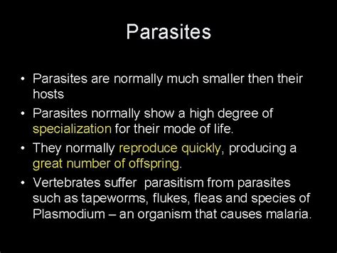 Adaptations For Parasitism BY 2 6 Definition Examples