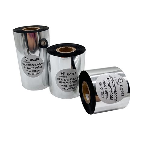 Thermal Transfer Barcode Ribbons Printer Ribbons Wax Resin Ribbon And