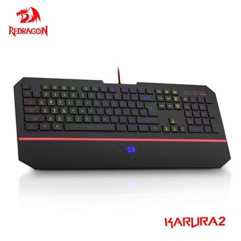 Redragon Karura K Rgb Usb Gaming Memne Silent Keyboard Led Backlit