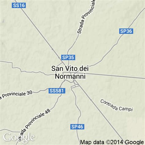 Mappa Di San Vito Dei Normanni Cartine Stradali E Foto Satellitari