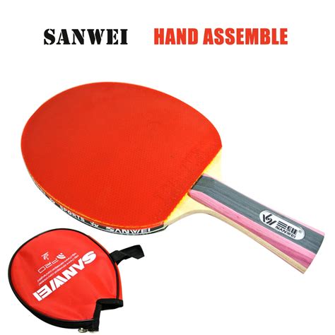 Sanwei hand assemble m8 t88 ultra rotação raquete de tênis de mesa de