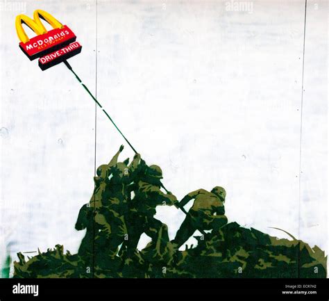 Street Art McDonalds Graffiti detail Stock Photo - Alamy