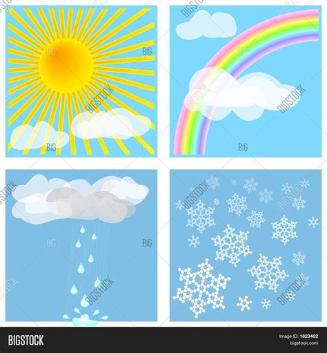 Four Different Weather Image & Photo (Free Trial) | Bigstock