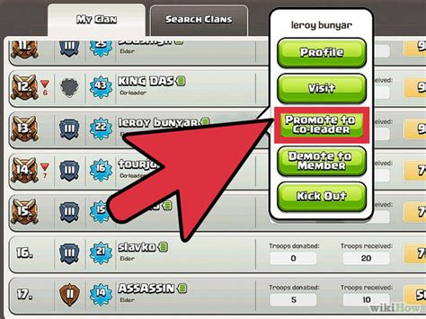 Clash Of Clans How Do You Assign Co Leaders Arqade