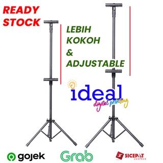 Jual TRIPOD BANNER Tiang Promosi 2 Sisi Standing Banner Stand