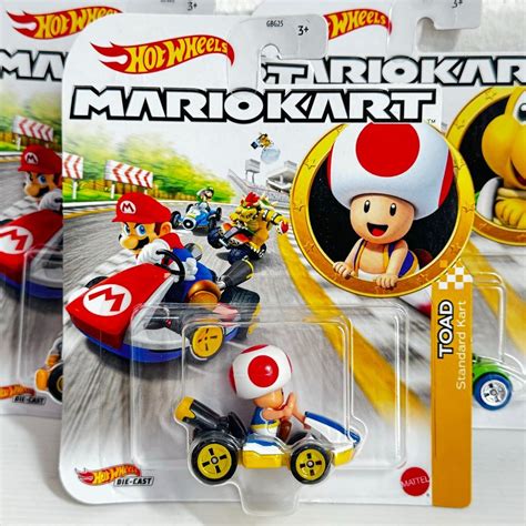 Hot Wheels Mario Kart Toad Standard Kart Hobbies Toys Toys Games On Carousell