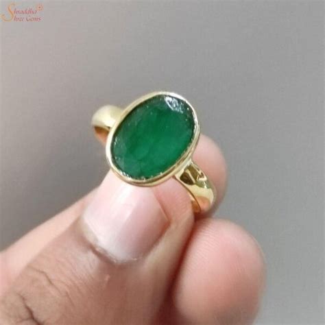 Buy Emerald Ring At Best Price Panna Ring