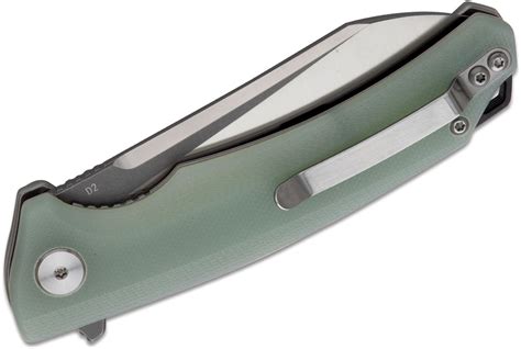 Bestech Knives Texel Flipper Knife D Two Tone Satin Gray