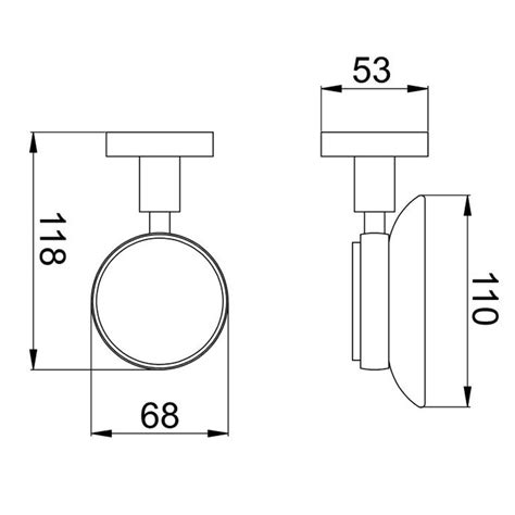 JTP VOS Brushed Brass Wall Mounted Soap Dish 23131BBR