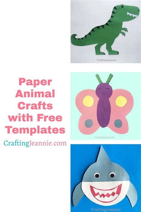 Animal Crafts - Crafting Jeannie | Animal crafts preschool, Animal ...