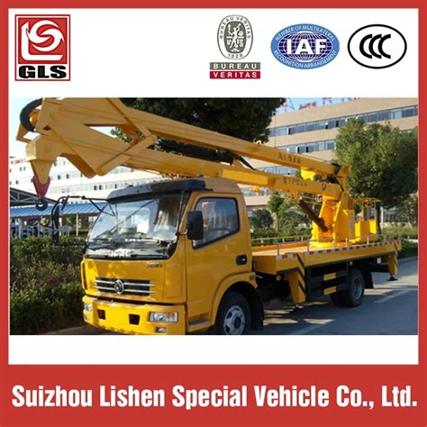 High Altitude Operation Truck Hydraulic Aerial Cage Aerial Platform