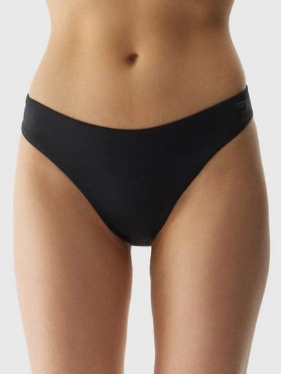 Dół od bikini strój kąpielowy damski 4F 4FWSS24UBKBF048 20S Czarny 4F Sport Sklep EMPIK
